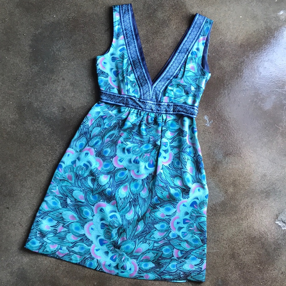 H&M Gorgeous Peacock Dress